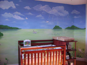 Paradise Beach  Children's Murals - South Florida