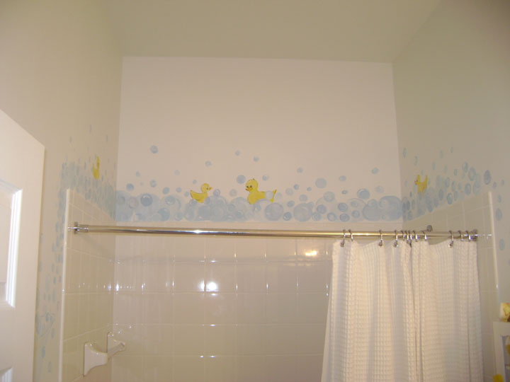 Bubblebath Mural- Kids Murals