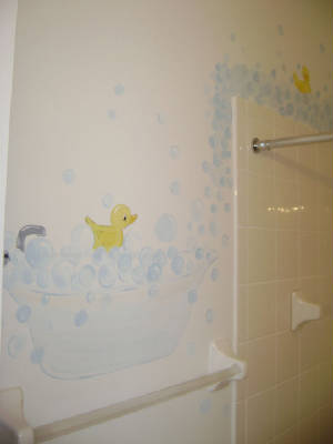 Bubblebath Mural-Kids Mural