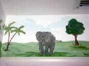 Jungle Border Mural