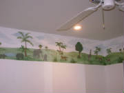 Jungle Border Mural