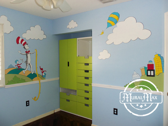 Dr Seuss wall decor