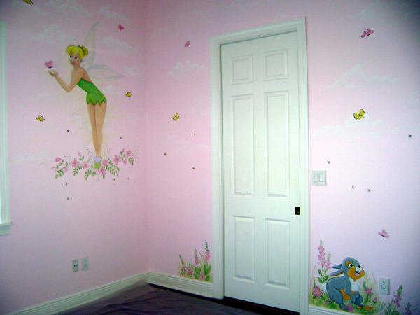 Children's Room Fairy Painting-Tinker Bell