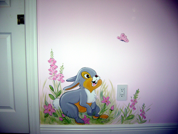 Fairy Mural , Bunny