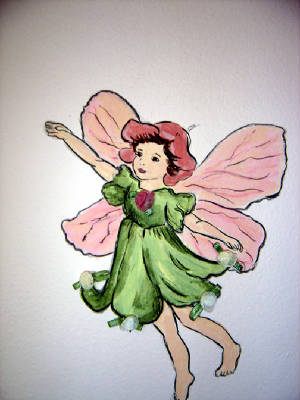 Fairy Nursery Mural - Baby Room Decorations