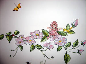 Flower Fairy Mural 