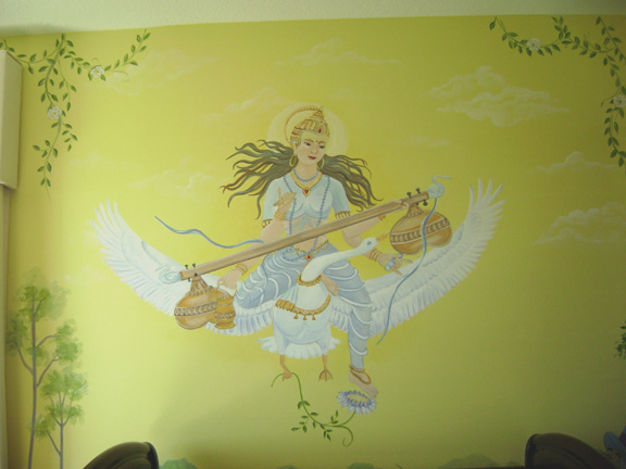 Enchanted Forest Children's Mural -Close up