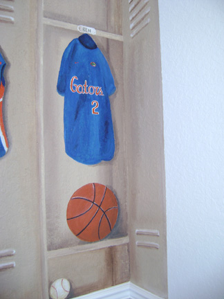 Florida Gators Sport Mural -Locker Mural