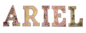 Ariel Wood Nursery Letters