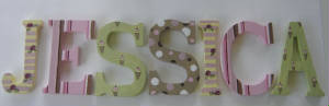 Jessica Nursery Letters