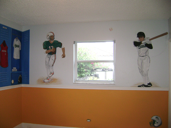 Sports Murals For Children