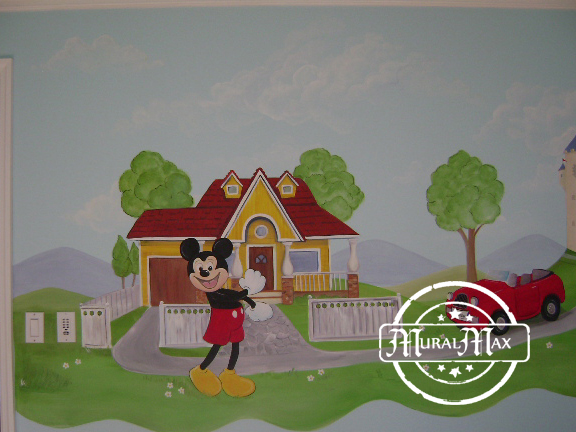 Mickey mouse mural 4