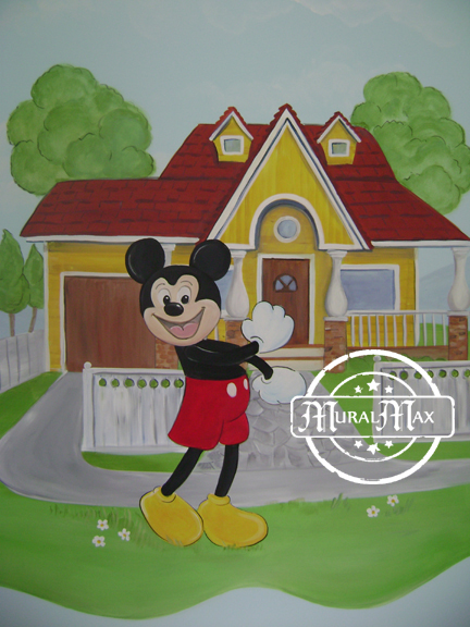 Mickey mouse mural 7