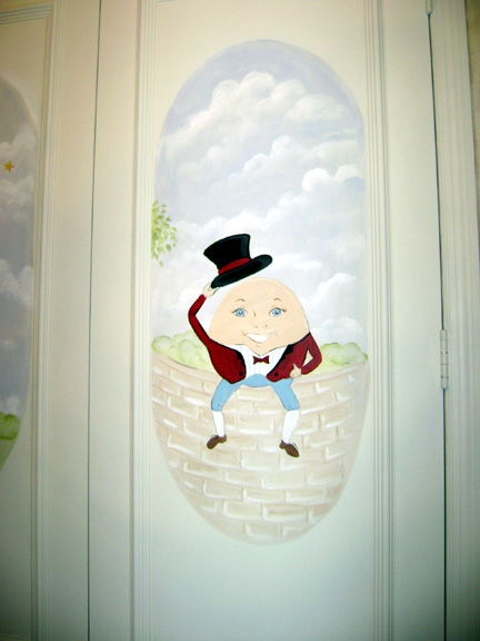 Nursery rhyme murals