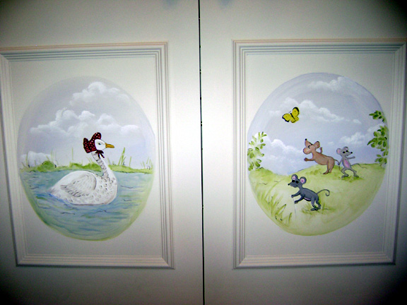 Nursery rhyme murals