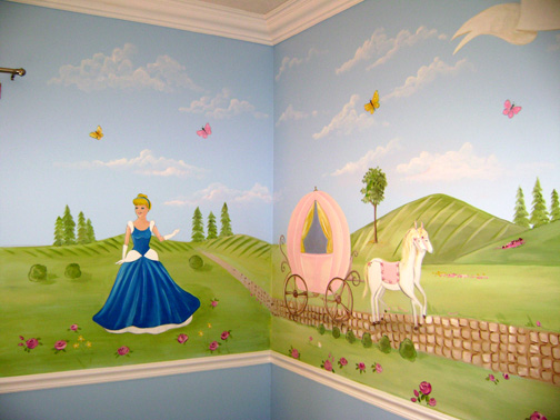 Princess Cinderella Mural 