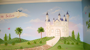 Princess Cinderella Mural 