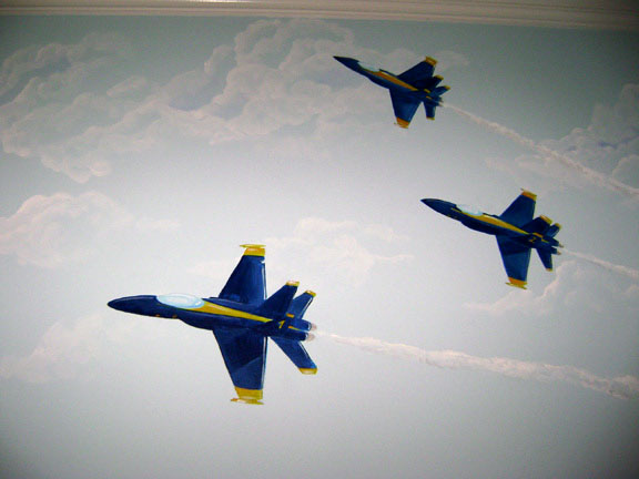 Blue Angels Mural