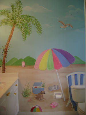 Sassy Beach Mural - Boca Raton, Florida