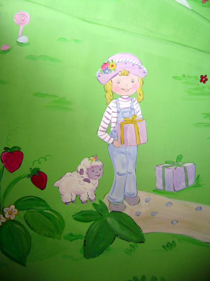 Strawberry shortcake -Children's Mural
