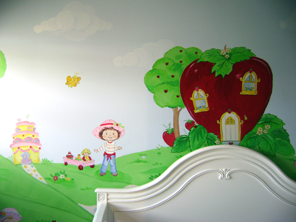 Strawberry Shortcake Mural