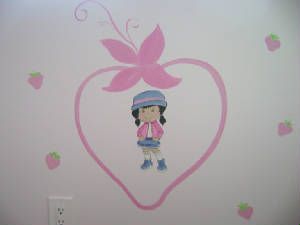 Strawberry Shortcake Mural