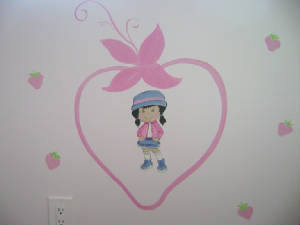 Strawberry Shortcake Mural