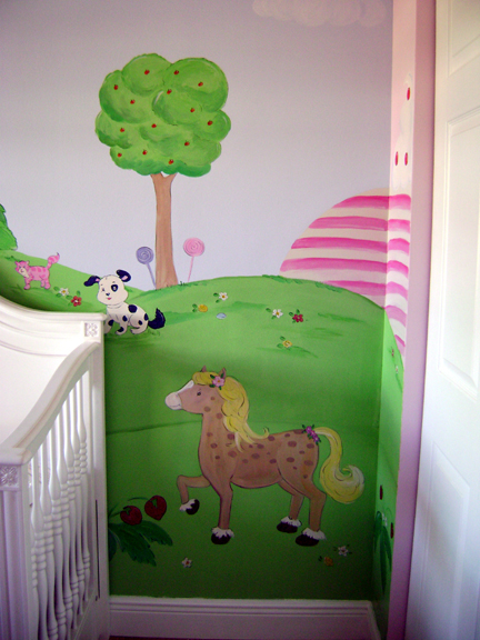 Strawberry Shortcake Mural