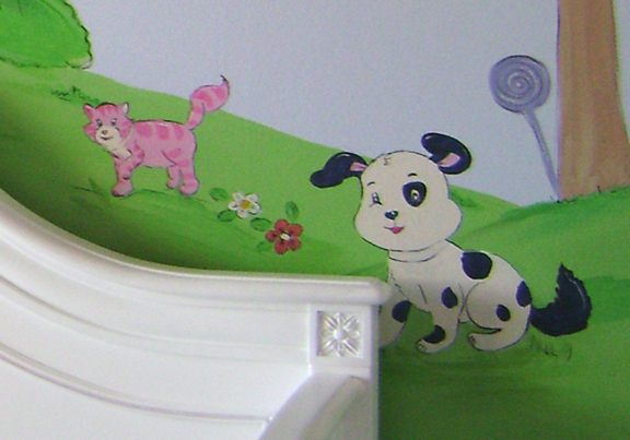 Strawberry Shortcake -Kids, Nursery Mural