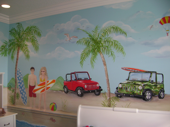 Children's Beach Mural- South Florida murals