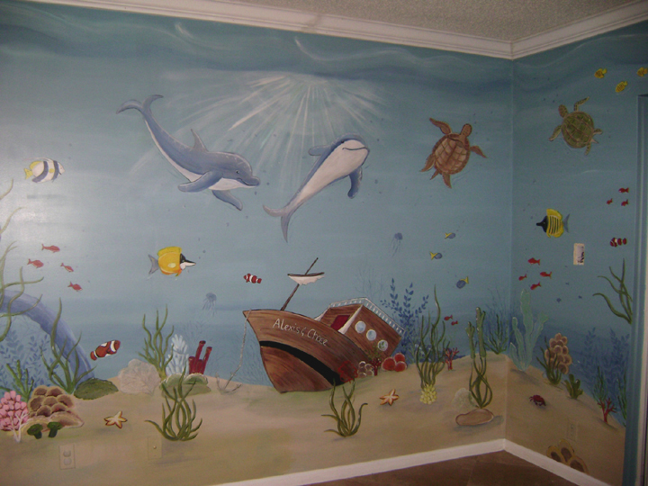 Under The Sea Mural - Pam Beach County Florida