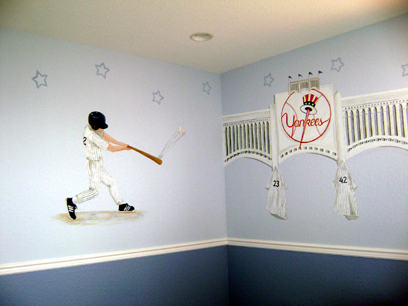 New York Yankees Mural