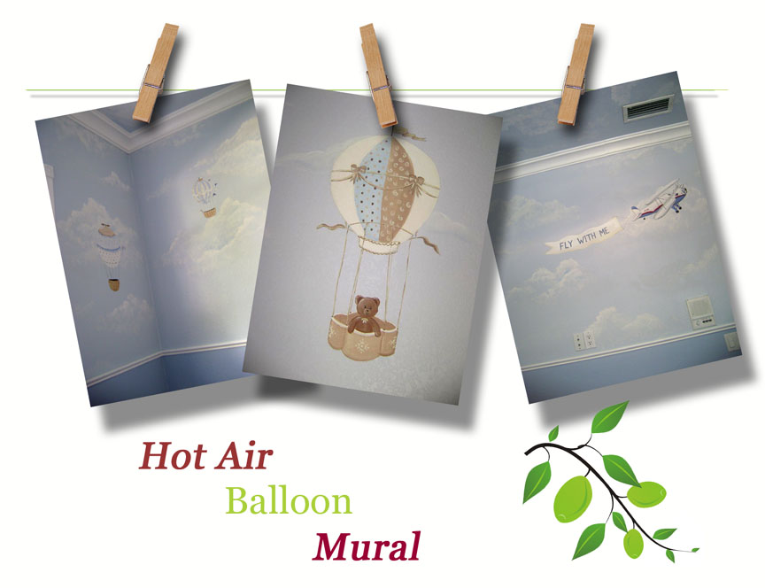 Hot Air Balloon Mural