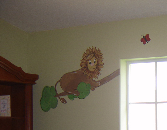 Lion Mural