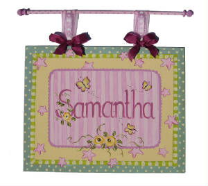 Samantha Personalized Wall Art.